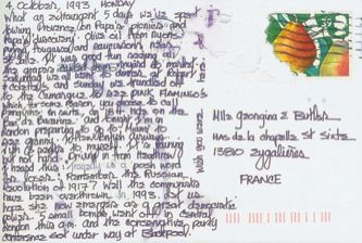 James Jennifer Georgina – Postcard stamped on Monday, October 4, 1993