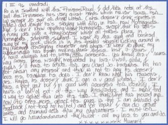 James Jennifer Georgina – Postcard stamped on Friday, March 1, 1996